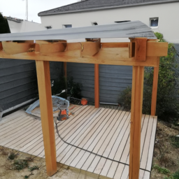 Réparation de toiture de pergola en acier Sedan